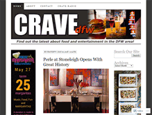 Tablet Screenshot of cravedfw.com